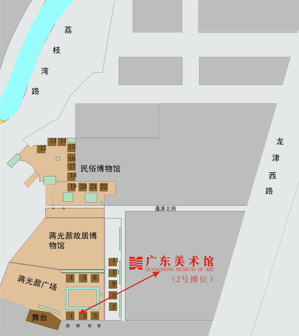 广东美术馆平面图图片